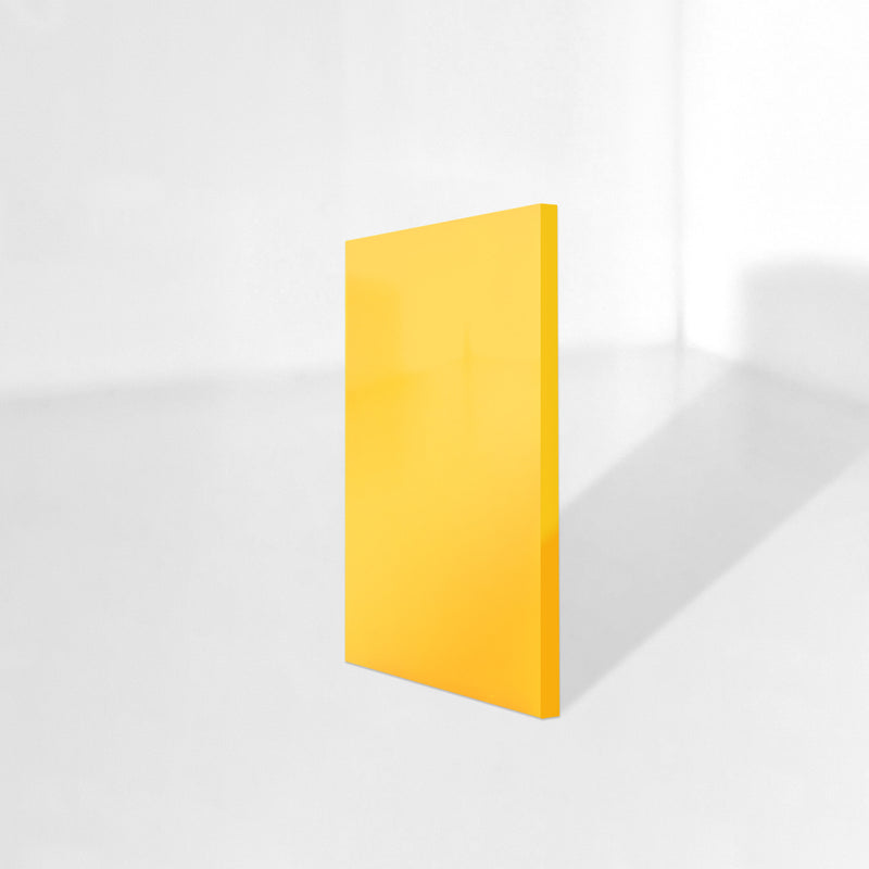 Pannello Plexiglass Colorato Giallo Scuro 3mm