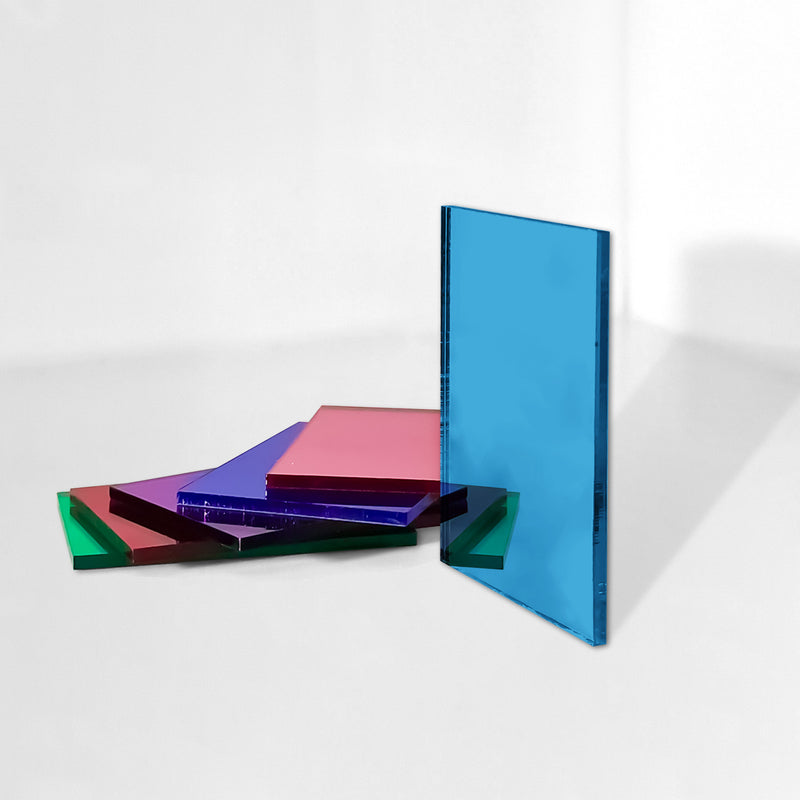 Pannello Plexiglass Specchiato Azzurro