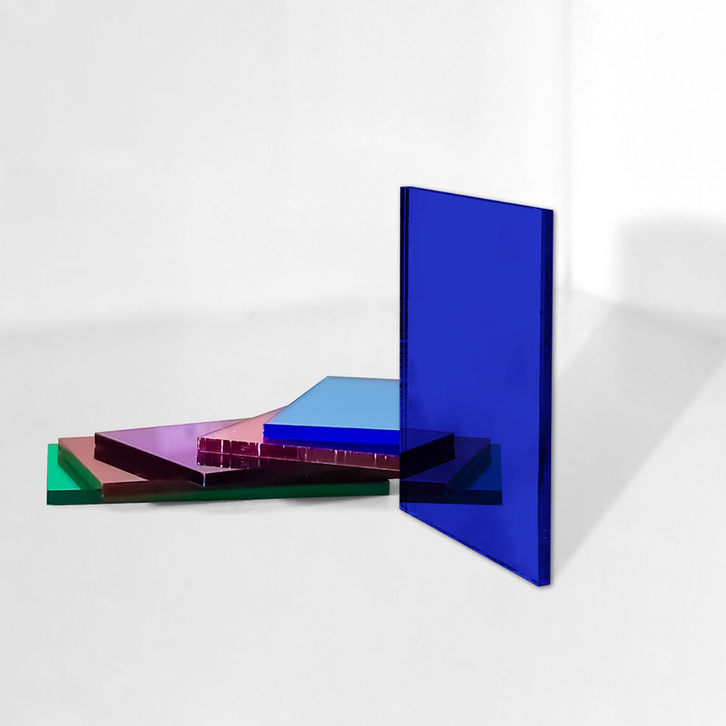 Pannello Plexiglass Specchiato Blu