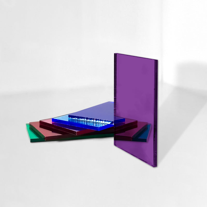 Pannello Plexiglass Specchiato Viola