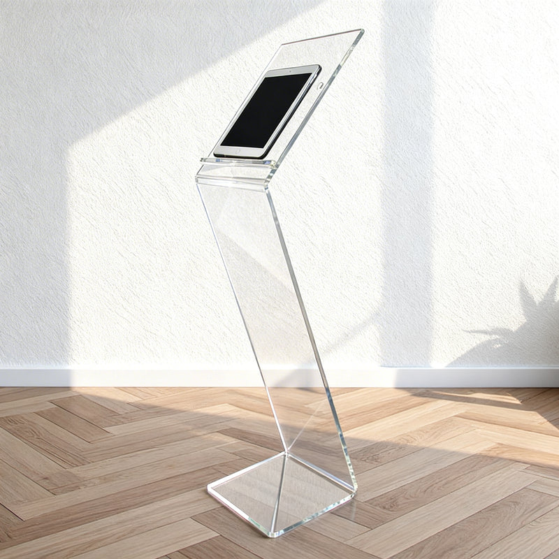 Leggio in Plexiglass Trasparente da Terra 10mm – mod. 001