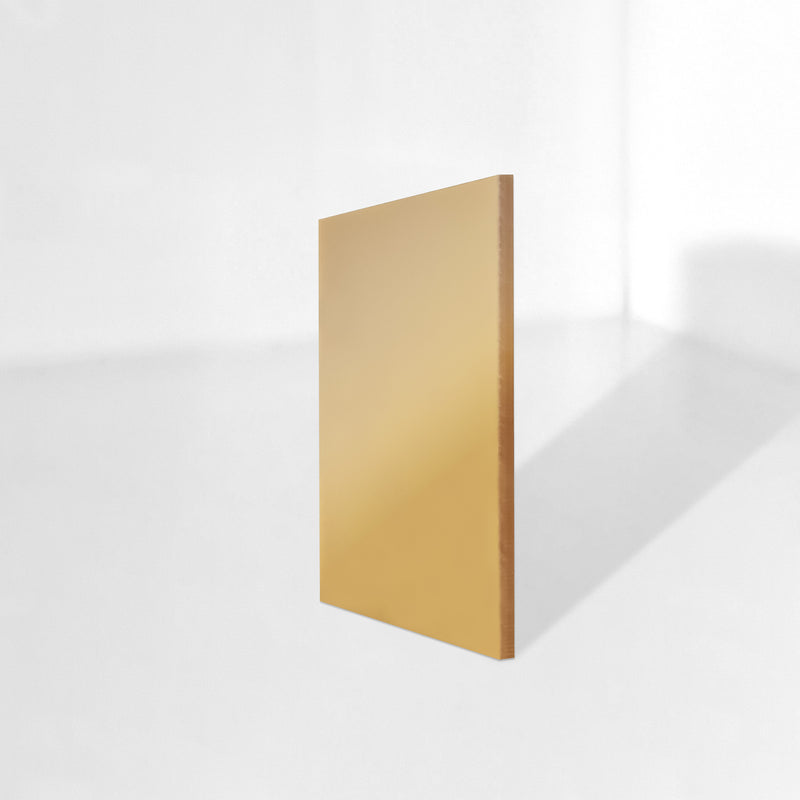 Pannello Plexiglass Colorato Oro 3mm