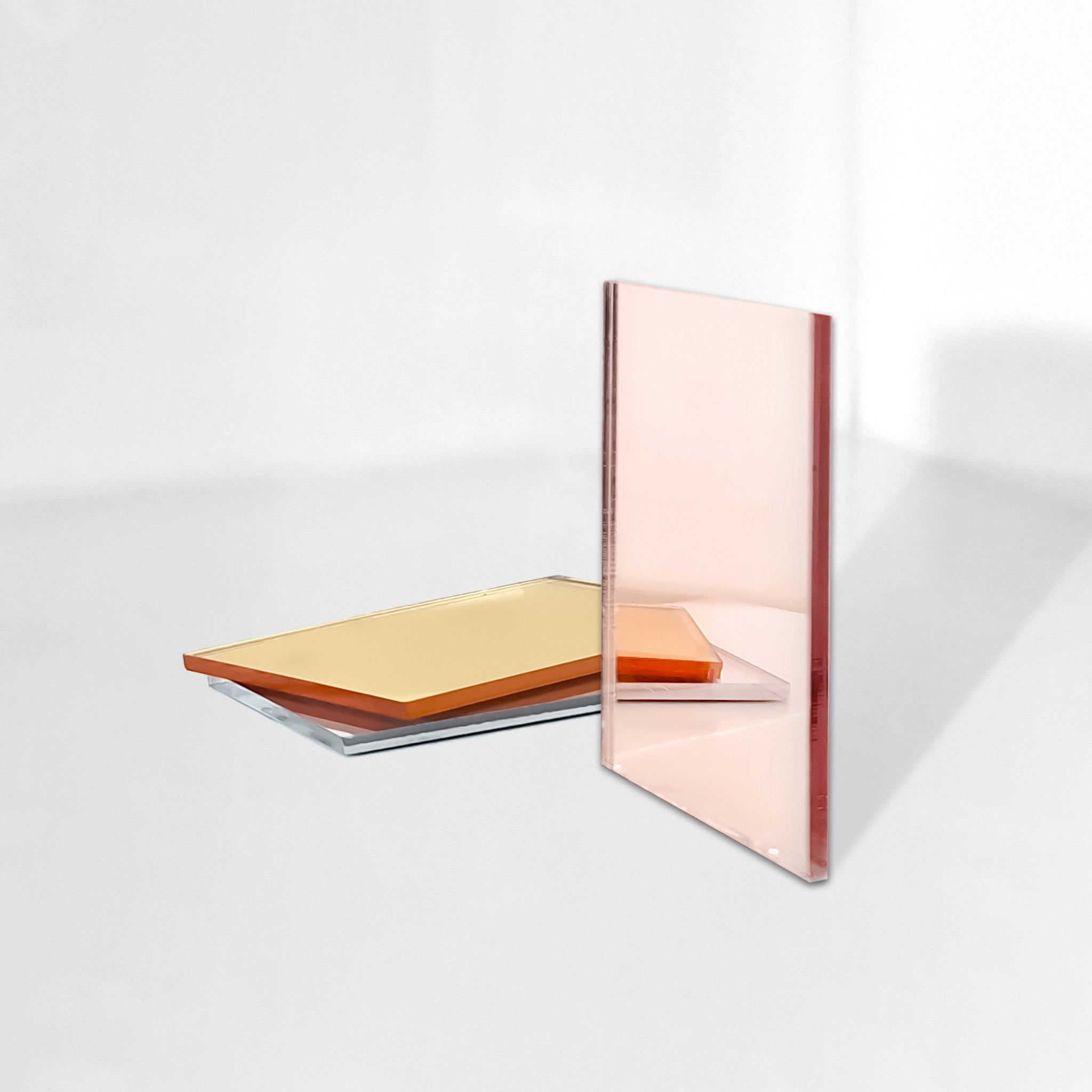 Pannello Plexiglass Specchiato Oro Rosa