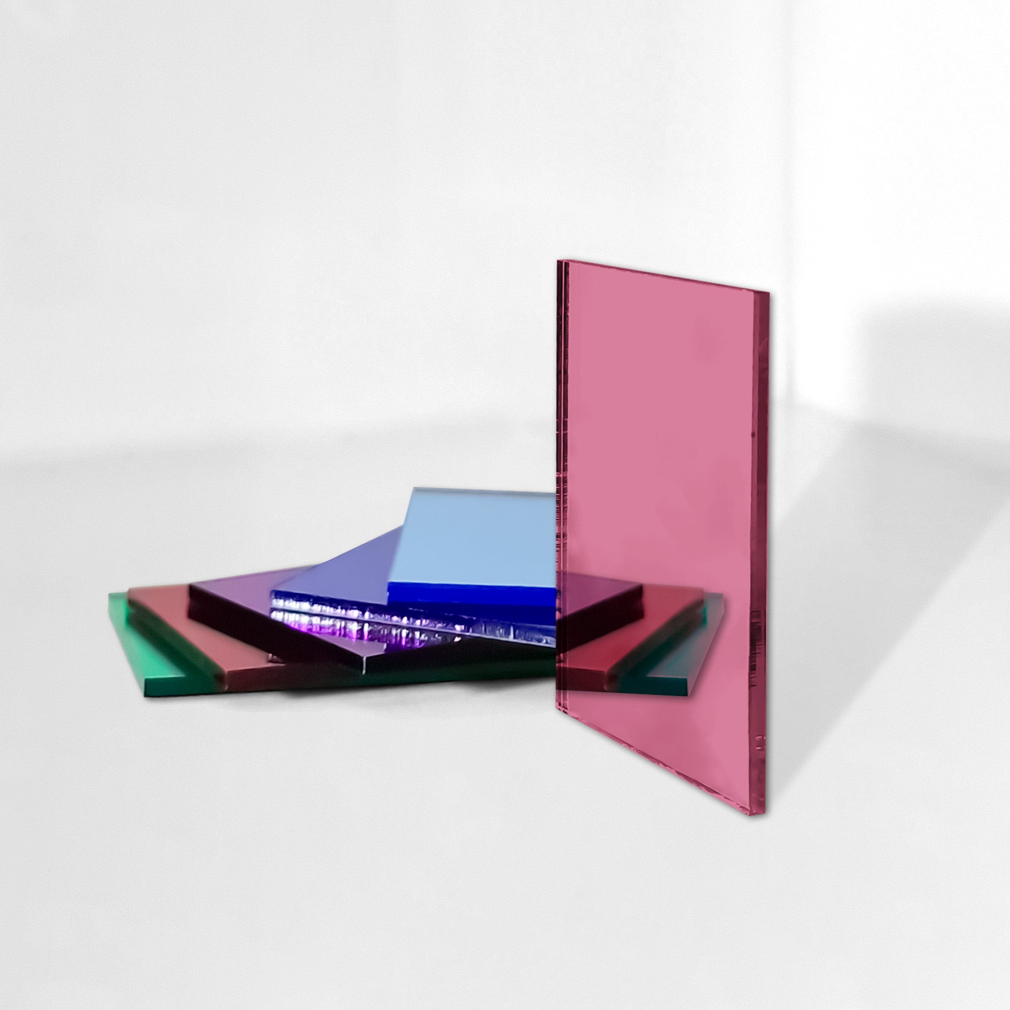 Pannello Plexiglass Specchiato Rosa