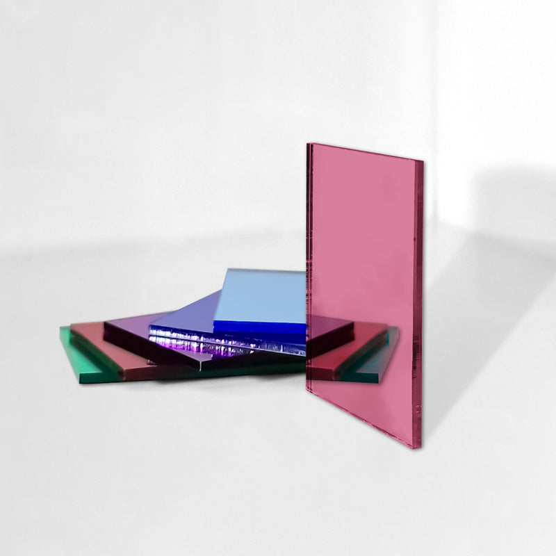 Pannello Plexiglass Specchiato Rosa