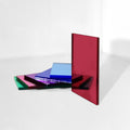 Pannello Plexiglass Specchiato Rosso