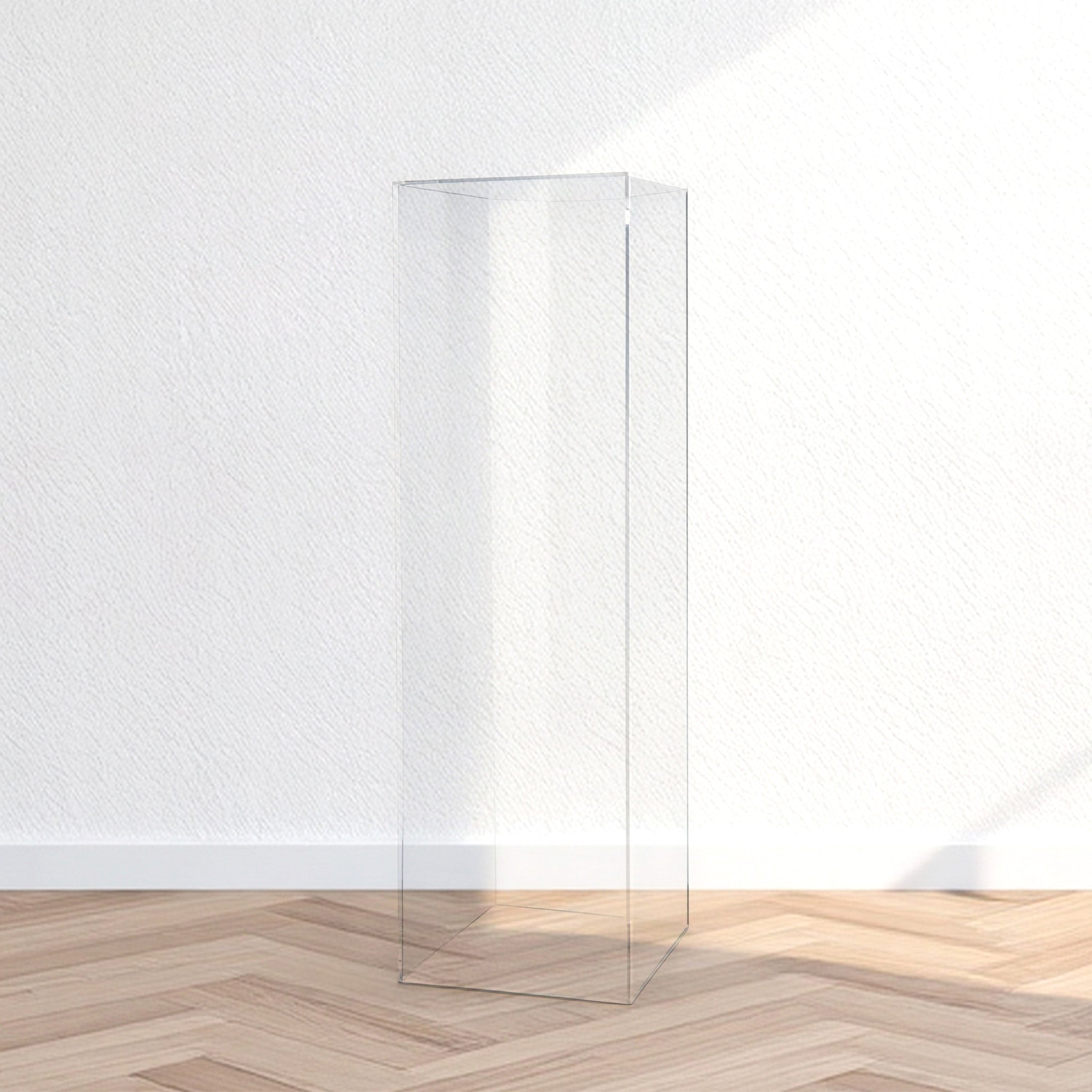 Piedistallo Colonna in Plexiglass Trasparente 30x30x100 cm