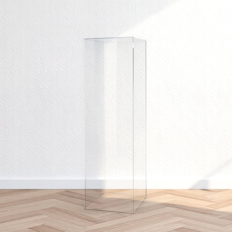 Piedistallo Colonna in Plexiglass Trasparente 30x30x100 cm